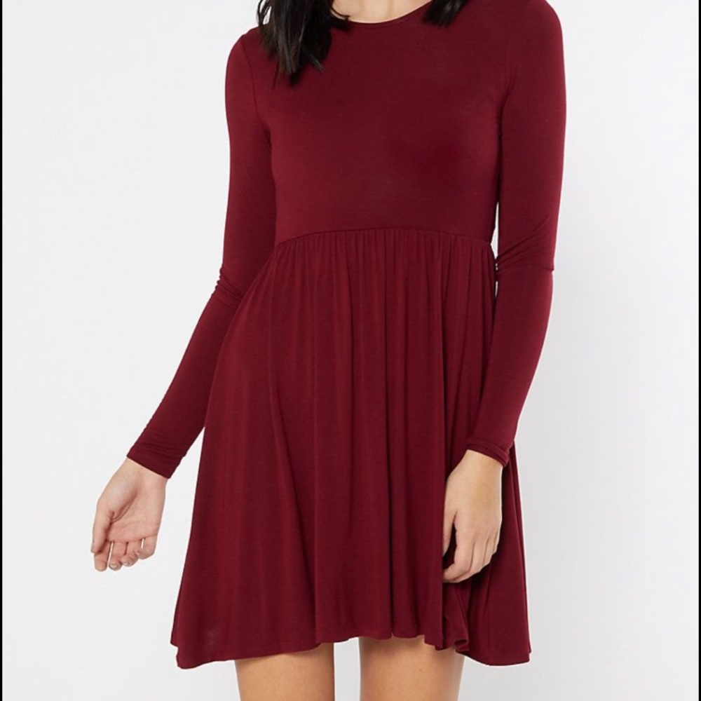 Crisscross Back Babydoll Dress